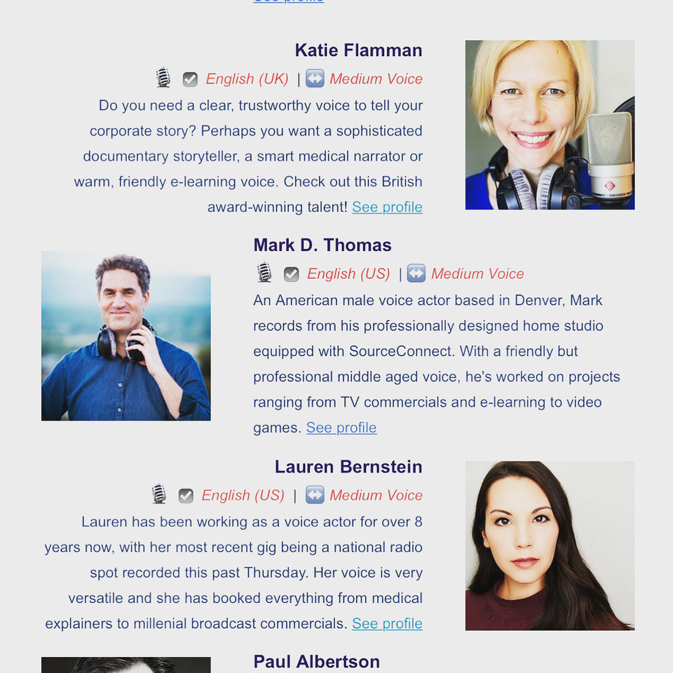 markdthomasvo's tweet photo. Thanks for the shout out @VoxingPro- honored to be included in this month's newsletter!
#VoiceOver #voicetalent #castingdirector #onlinecasting #newsletter #productioncompany https://t.co/seVFP9qkGd