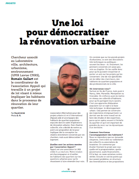 La rénovation doit se faire avec les habitants des quartiers concernés ! <a href="/AnruOfficiel/">ANRU</a> <a href="/pas_sansnous/">Pas sans Nous</a> <a href="/DuHabitants/">Collectif Habitants du Franc Moisin</a> 
#Urbanisme #RénovationUrbaine #RIC