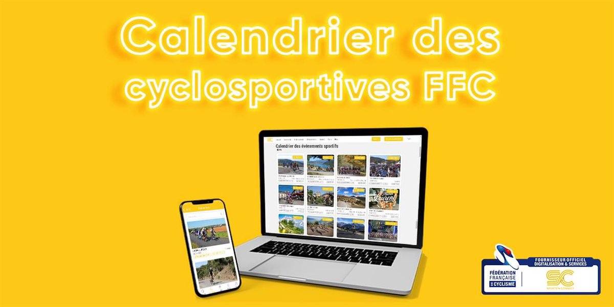 Le calendrier des Cyclosportives,  Randonnées VTT, ROUTE, Marathons est en ligne sur <a href="/sports_nconnect/">Sports'N Connect</a> 📲