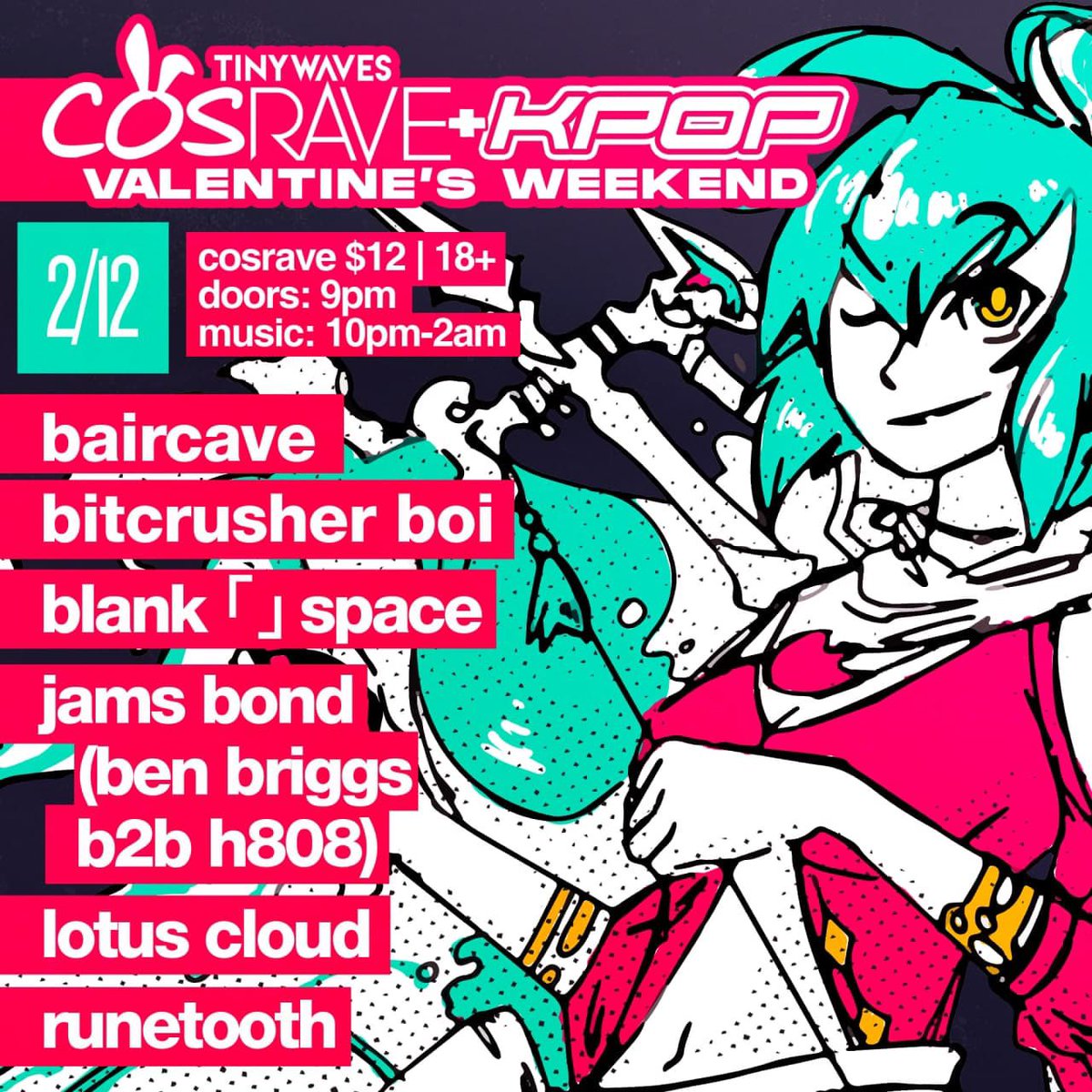 TNYWVS's tweet photo. Kandi kid &amp; long time raver bitcrusher boi keeps the spirit of PLUR alive &amp; brings you an explosion of sound. Focused on mixing tracks together &amp; seamlessly blending house banger after banger, they want to make you dance! Bring your kandi, you don’t want to miss this playful set! https://t.co/V8Gnb958Os