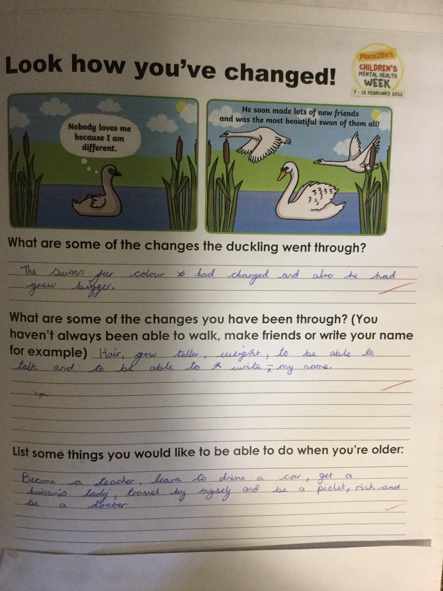 IrkValley1's tweet photo. Children learning about personal growth during mental health awareness week. https://t.co/1rMFH0PQVq
