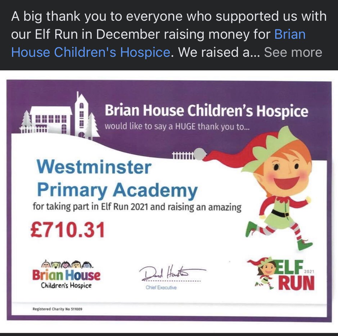 Westminster Primary (@westminsterfcat) on Twitter photo <a href="/BrianHouseCH/">Brian House Hospice</a> such a worthy cause and proud to be of a little help (it was fun too) 👍🏻🙌🏻 <a href="/BrianHouseCH/">Brian House Hospice</a> such a worthy cause and proud to be of a little help (it was fun too) 👍🏻🙌🏻