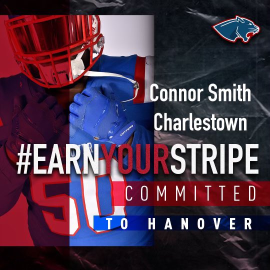 C_Smith70's tweet photo. I’m excited to announce that I have committed to Hanover College to continue my academic and athletic career! Thank you to all my family, friends, teammates, and coaches that helped me get to this point. 🔵🔴 #committed @MTHEO12 @HanoverFTBL @Talk_With_Hawk @Coach_Jay53 @WPMQ993 https://t.co/m1A0jFP4Yd