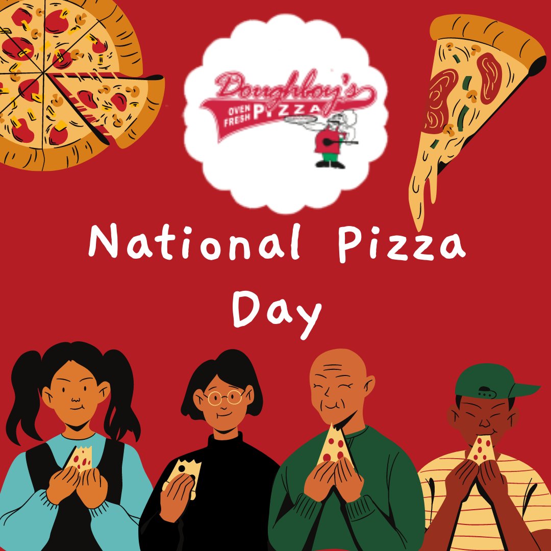 doughboyspgh's tweet photo. IT'S OUR FAVORITE HOLIDAY-- NATIONAL PIZZA DAY! 🍕

Pizza is the most important part, of any party, office meeting, or just a regular Thursday evening.

#DoughboysPGH #NationalPizzaDay #toppingsgalore #dinnerPGH #foodies #pizzafordays #PittsburghPizza #orderin #freshingredients https://t.co/y1MV5tr1vb
