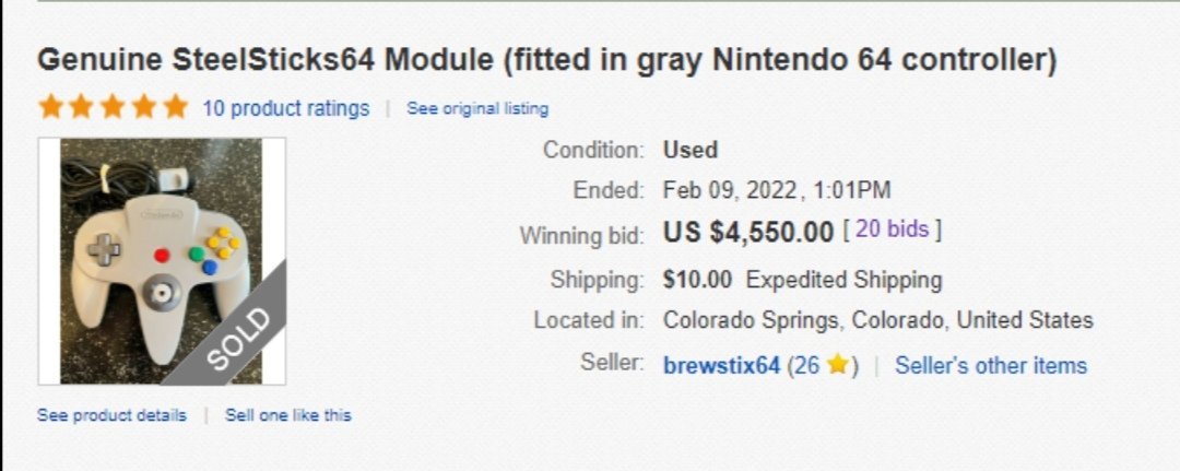 xein64's tweet photo. this is not fake someone just bought a steelstick for 4.5k ๐๐คฆ https://t.co/lowuiWSFoo