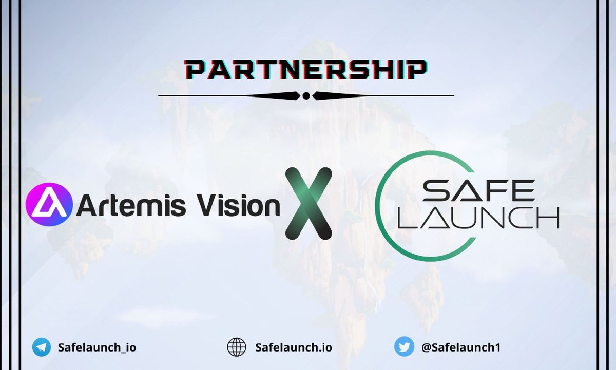 Safelaunch1's tweet photo. 🔥 @Artemisvision_ is Launching Its #IDO on @Safelaunch1 🚀

📑 #Artemis Vision is an online social media marketplace.

⏰ #IDO starts: Feb 15th, 1:00PM UTC.

👉 Gleam Contest: https://t.co/CP2qfFZ0Yp

👉 https://t.co/2Rm9jRCVZ2

#IDO #launchpad https://t.co/B6LHjZZB51