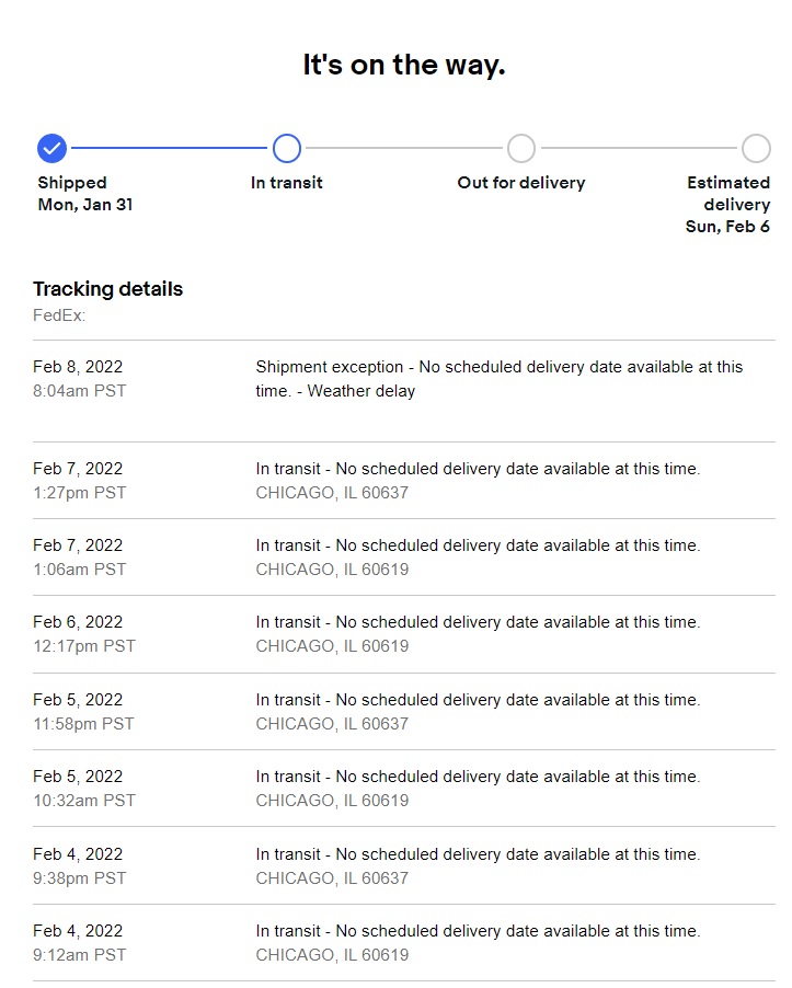 trellabor's tweet photo. I was going to save this screenshot as 'FedexSucks' on my PC but wouldn't you know, I've already got an image by that name!

You have 1 job. Literally the worst shipping carrier on the planet and its not even close. @FedEx https://t.co/HPPu2lLIk9
