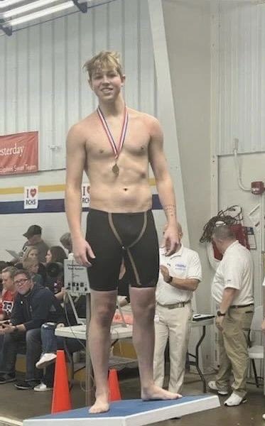 Region 3 All Region team
100 Free Champion
200 Free Runner Up
200 Medley Relay Runner Up
400 Free Relay Runner Up

Get to swim in all four events at State Tourney in two weeks at UK.