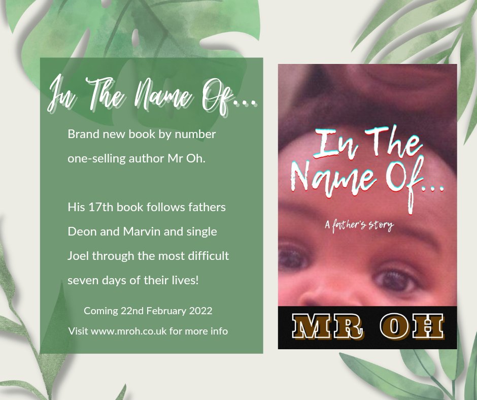 MrOhYes's tweet photo. In The Name Of...
22nd February 2022
#InTheNameOf #AFathersStory #FathersFootForward #MrOh https://t.co/Btg8mNv46O