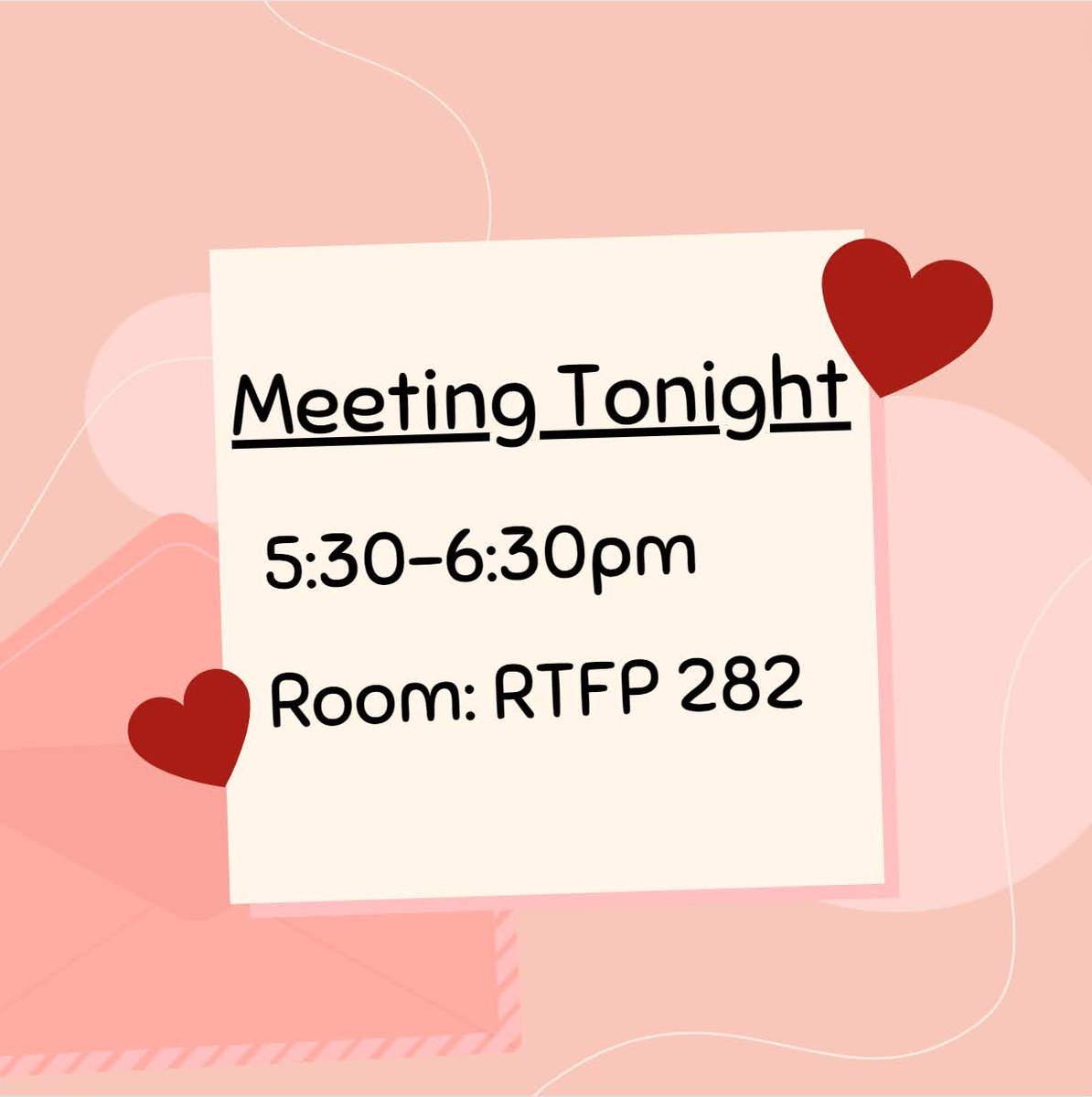 wic_unt's tweet photo. Meeting tonight!! We will be meeting in RTFP 282 at 5:30pm. We can’t wait to see y’all!

Stay updated by joining our GroupMe and email list, link in bio. https://t.co/5sFaklbel8