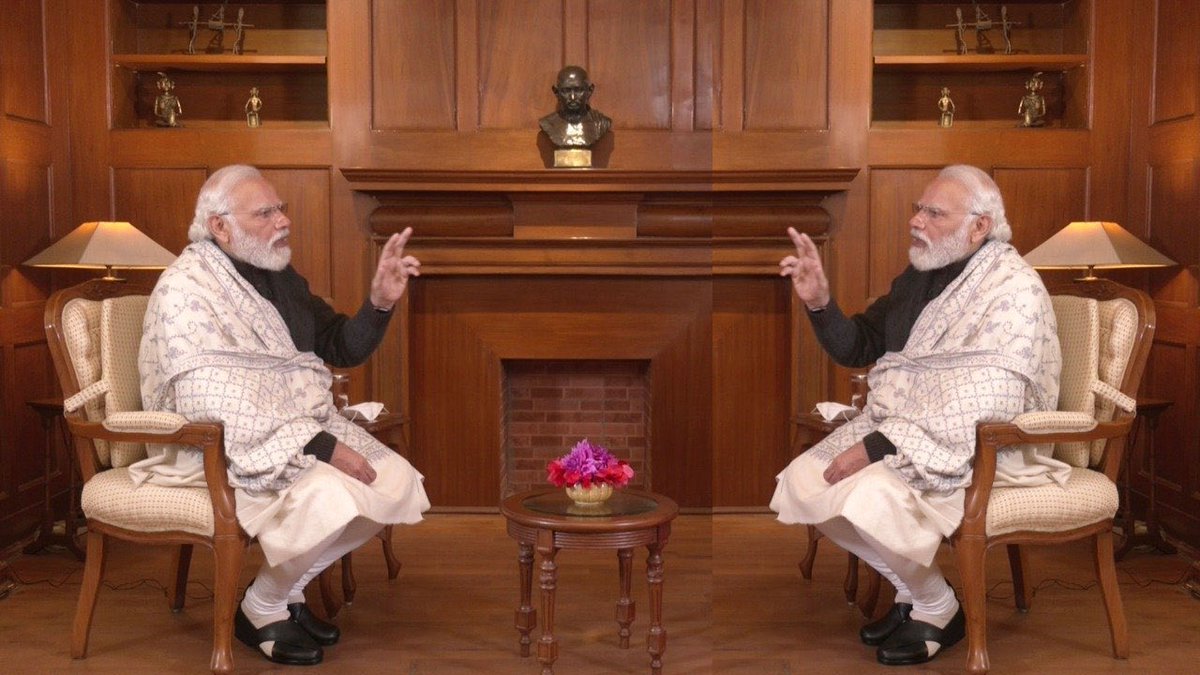 iSriNik's tweet photo. PM’s interview with ANI's Smita Prakash #ModiInterview https://t.co/sbyynlDg5S