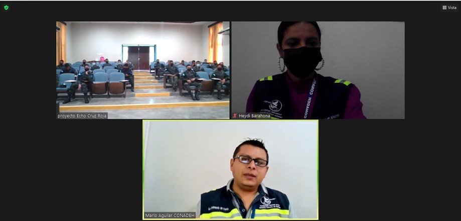CONADEH's tweet photo. Personal en la Delegación Regional del Norte del #CONADEH, en coordinación con miembros de la @cruzrojahon y #UDFI, brindó capacitación sobre #DDHH, nuestro quehacer institucional y derechos de las personas migrantes y retornadas, a miembros de las @FFAAHN de San Pedro Sula. https://t.co/B0CEiDYxUl