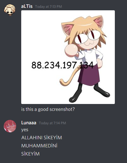 aLTis69's tweet photo. Someone tried to scam me on Discord again but this time he was stupid and I got his IP lmao https://t.co/XhsQ0n1fPh
