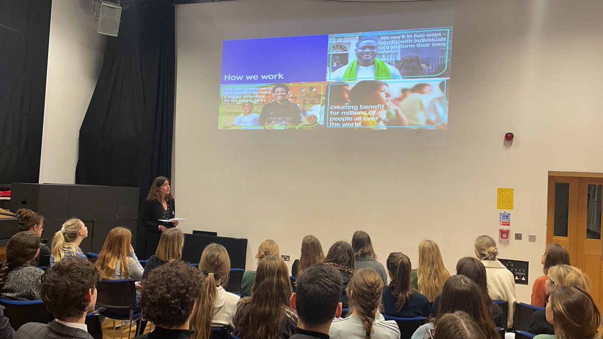 FHSSloaneSquare's tweet photo. For the first speaker at our Careers Fair, we're delighted to welcome FHS alumna @EwartBiggs OBE, Deputy CEO of @BritishCouncil, the UKโs largest charity with over 12,000 staff. #FHSCareers #FHSSixthForm #Charity #CharityCareers #Careers #SixthForm https://t.co/kKrW7M2lo3