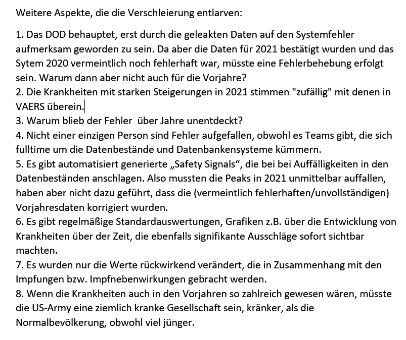 Ernst11111's tweet image. Die Reaktion des US-Verteidigungsministerium DOD auf die geleakten Gesundheitsdaten aus #DMED wurde umgehend als Vertuschung entlarvt.