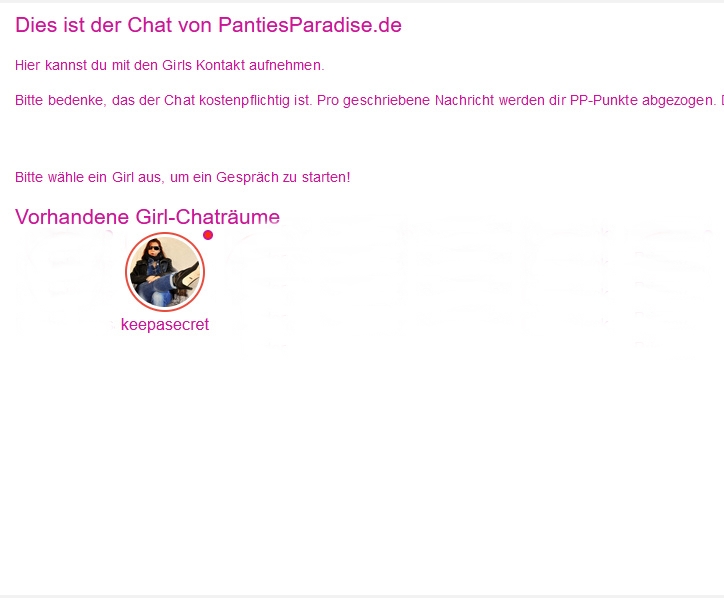 Neuigkeiten von PP: Wir haben einen neuen Chat, als eingeloggter Kunde kannst Du mit uns chatten. Komm und besuch uns bei pantiesparadise.de/chat/. Bis später ;-)
*Werbung*