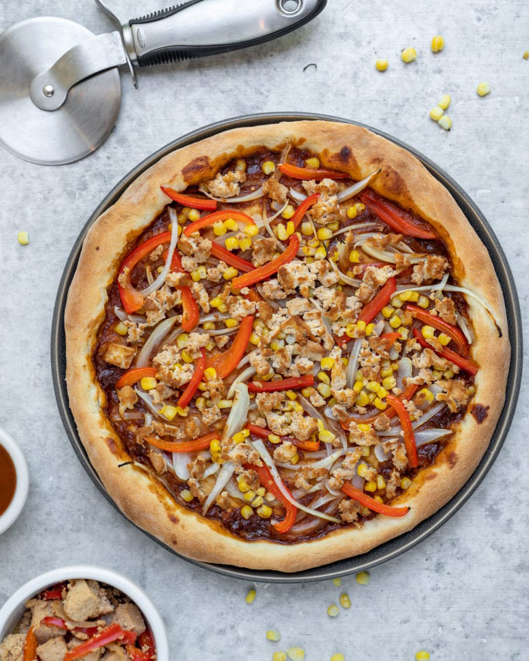 Happy #NationalPizzaDay! Delicious homemade vegan pizza starts with a good pizza dough. Check out <a href="/sweetsimpleveg/">Jasmine B</a>'s Homemade Pizza Dough, probably the best pizza dough recipe you’ll ever see. Ready in 2 hours with just 6 ingredients 🍕 bit.ly/3AIeYS7 #veganrecipes