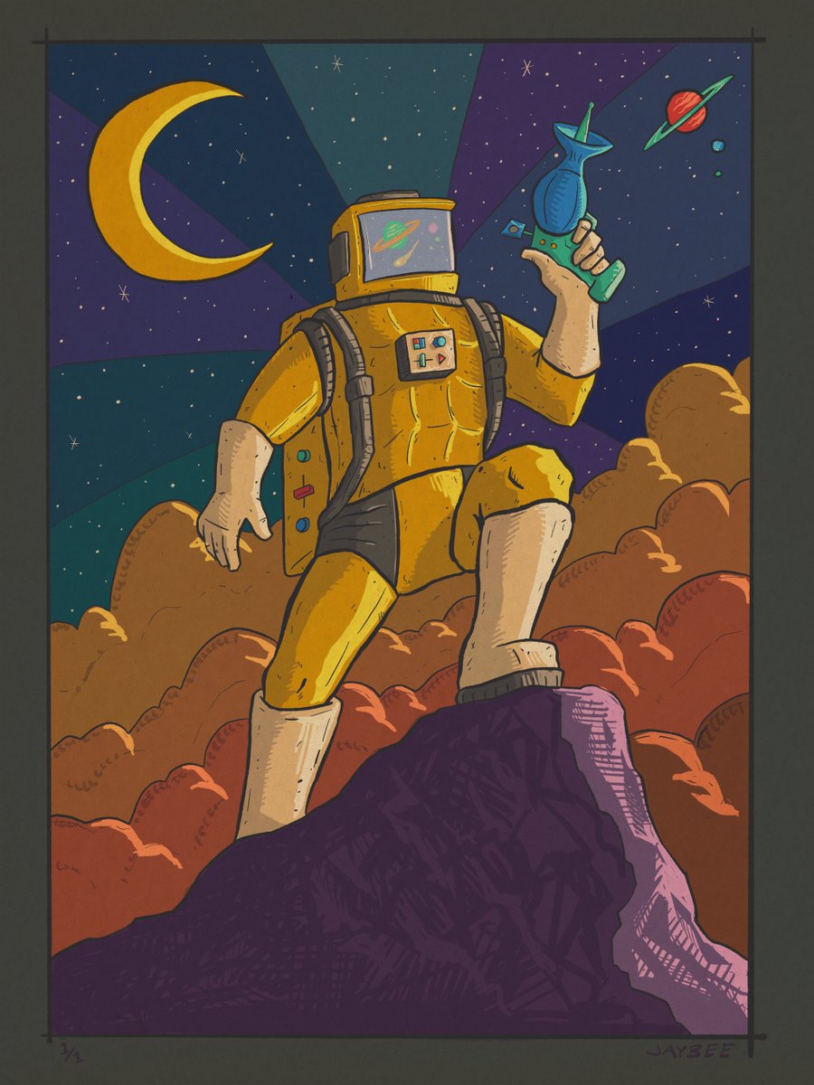 SpaceWalker_nft's tweet photo. 24-hour Auction is now LIVE! 

Get your hands on this custom 1/1 hand drawn by @jaybee_draws! 100% of the auction proceeds will be donated to the Smithsonian Science Education Center.

Plus this NFT comes with a signed framed print! ❤️‍🔥
https://t.co/ea4XCKIKdj https://t.co/lfYegwvDA9