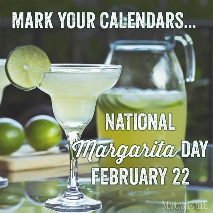 Save the date!  #nationalmargaritaday