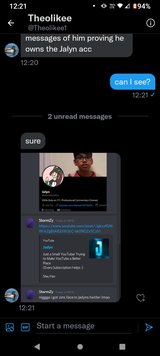 YFSC_Official's tweet photo. @Theolikee1 exposes ShotFrost on our DMS that Shot's being impersonating Jalyn!

ShotFrost is on Fire guys 🥵🥵🥵🥵🔥🔥🔥 https://t.co/NAgd3dbCF1