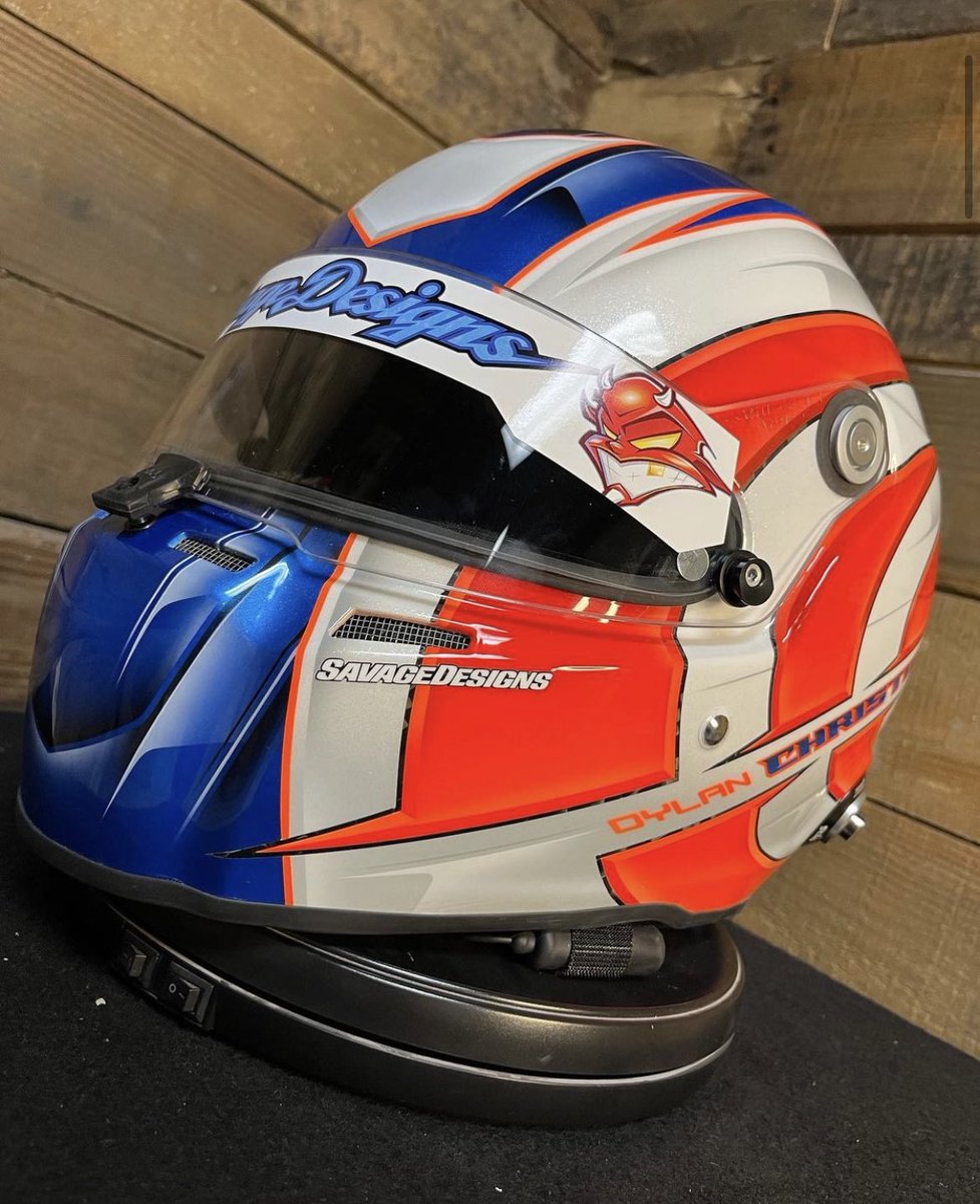 Fresh new helmet for the season! Thanks Savage Designs.