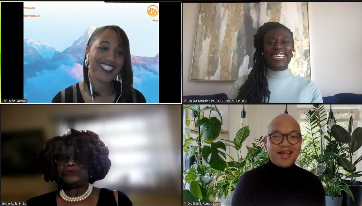 PeggyKingSears's tweet photo. Excellent content @TheEquitySummit How colleges retain underrepresented faculty/staff: Dr. Shekila Melchior @MasonCEHD Dr. JoAnn Rolle; Dr. Elvin Ramos; Bev-Freda Jackson 👏👏👏👏 https://t.co/acMDzO9xUz