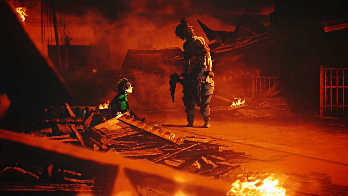 DemonSlayerJon's tweet photo. Demon Slayer visuals were insane this Episode🔥 https://t.co/lnQrMWa19C