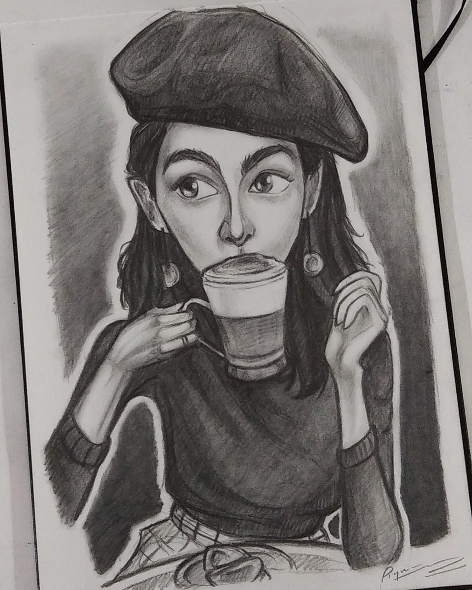 lokidraw's tweet photo. ✍🏻☕

#sketch #drawing #portrait #pencil #sketchbook #Pencildrawing https://t.co/aLcgo30c3r