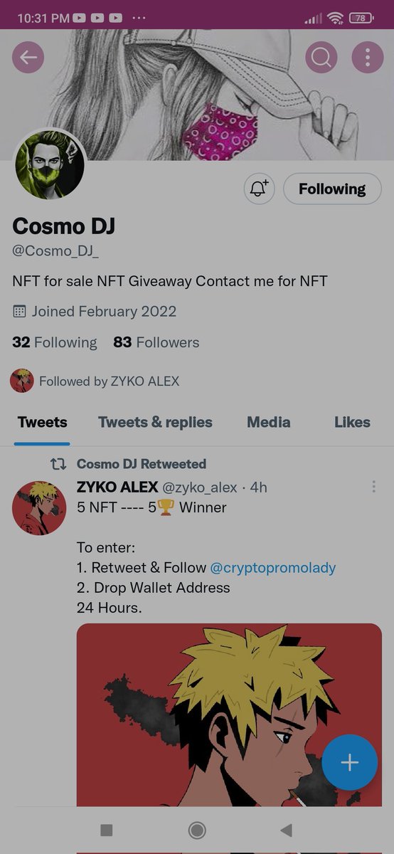 Luka30715340's tweet photo. @zyko_alex @Cosmo_DJ_ 0x8bDB76fD74303d318A98A32d52f2a29b4836eD07
Done＼(^o^)／!! https://t.co/LK0iw1AXUV