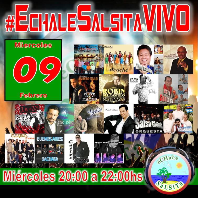 🔴 *Miércoles 09/02/2022 Los Nuevos Sonidos Vol.3* 🔴 

✅En *#EchaleSalsitaVIVO* seguimos haciendo refresh de nuestros discos promocionales y ahora llego el turno del VOL.3 lanzados desde Argentina en 2011 y para el mundo
