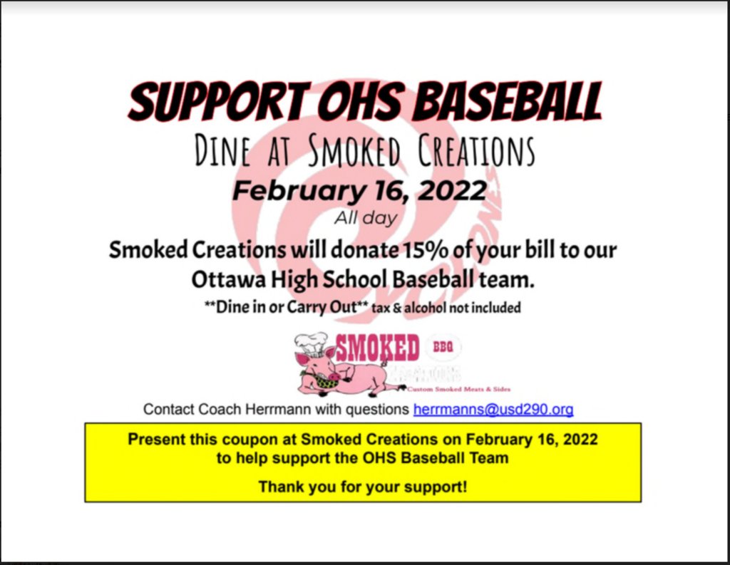 OHSActivities's tweet photo. Consider supporting the OHS Baseball Program! https://t.co/OAg9vOfgnv