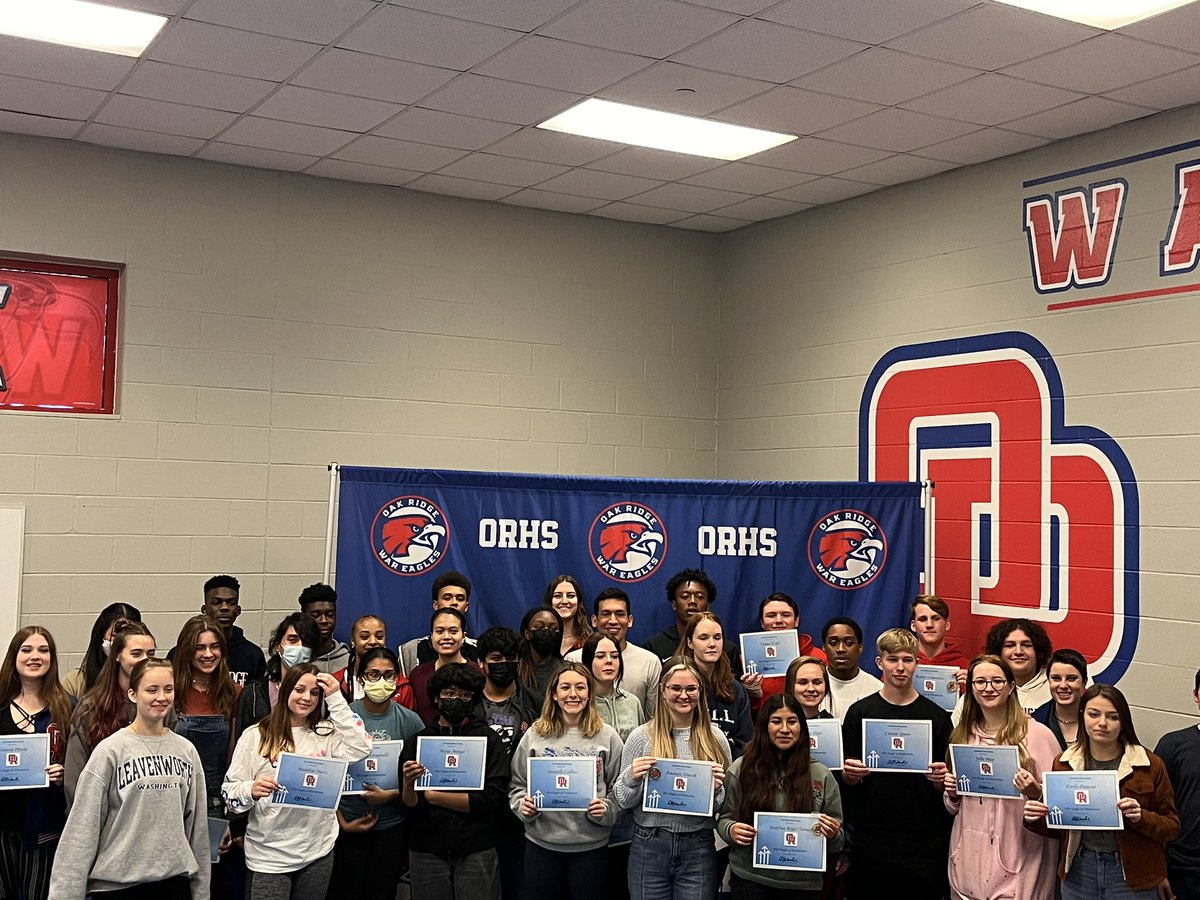 Congrats to the Oak Ridge Senior Campus students of the Month for January 2022! #uniqueunited