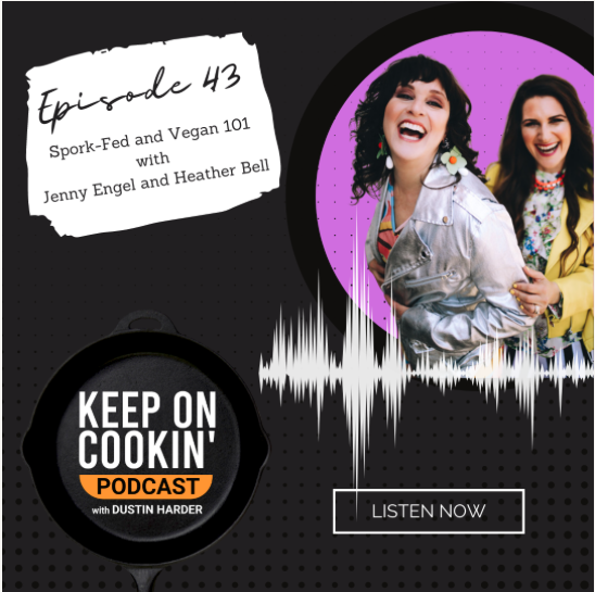 Jenny &amp; Heather of @SporkFoods ep is LIVE! 🥄+🍴These ladies are a sporkin' blast to chat w/ about their books Spork-fed &amp; Vegan 101 as well as their amazing Cali culinary empire! Listen now 🎧: podcasts.apple.com/us/podcast/43-…
#keeponcookinpod #vegan #podcast #plantbased #sporkfoods