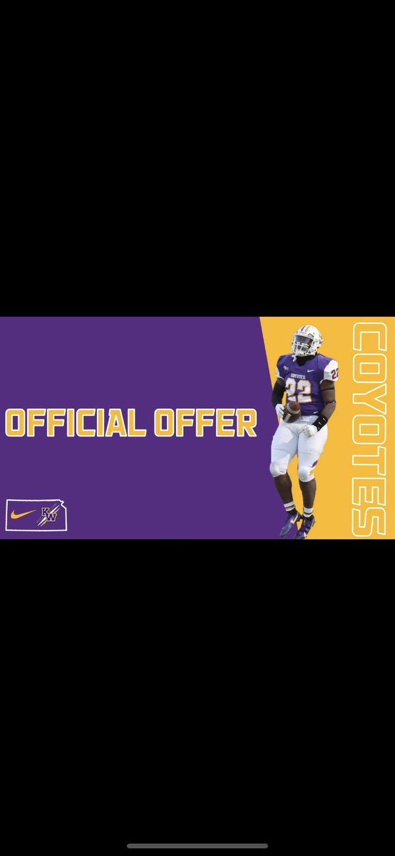 _MatthewThomas1's tweet photo. Blessed and grateful to say I have Received my 5th offer from @Bargas_KWU @kwucoyotes @RecruitLouisian https://t.co/NLVTTFPdgG