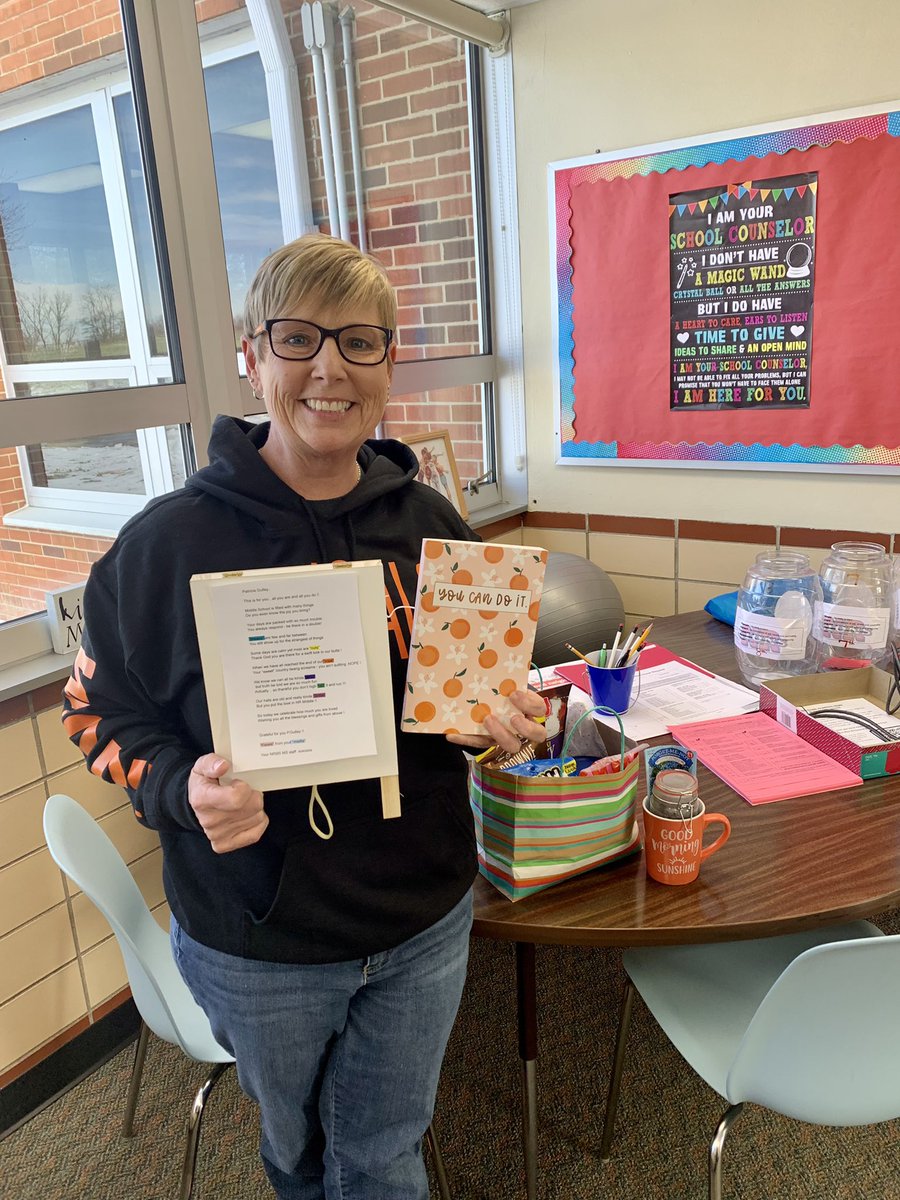 AmySharpGilliam's tweet photo. It’s Counselor Appreciation Week !!! We appreciate ours every single day but it is fun to show her the love today ! Thank you Patricia Gulley for who you are and all you do ♥️ @NRMSCounselor @NREVSD https://t.co/7qz9rLiMpa