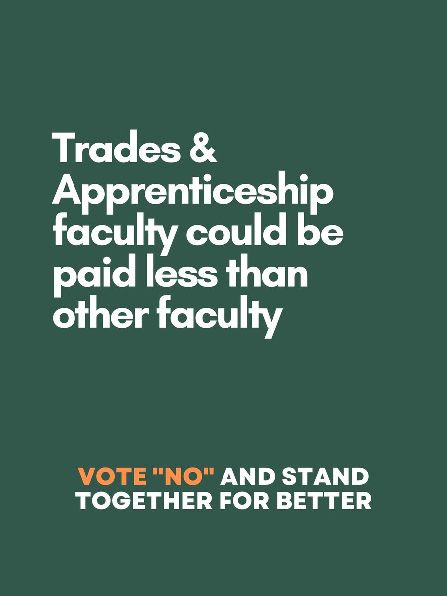 Local237's tweet photo. Respect the Trades: REJECT THE OFFER #bargainingforbetter #caata #onpoli #respectthetrades https://t.co/NXzCLw1D3N