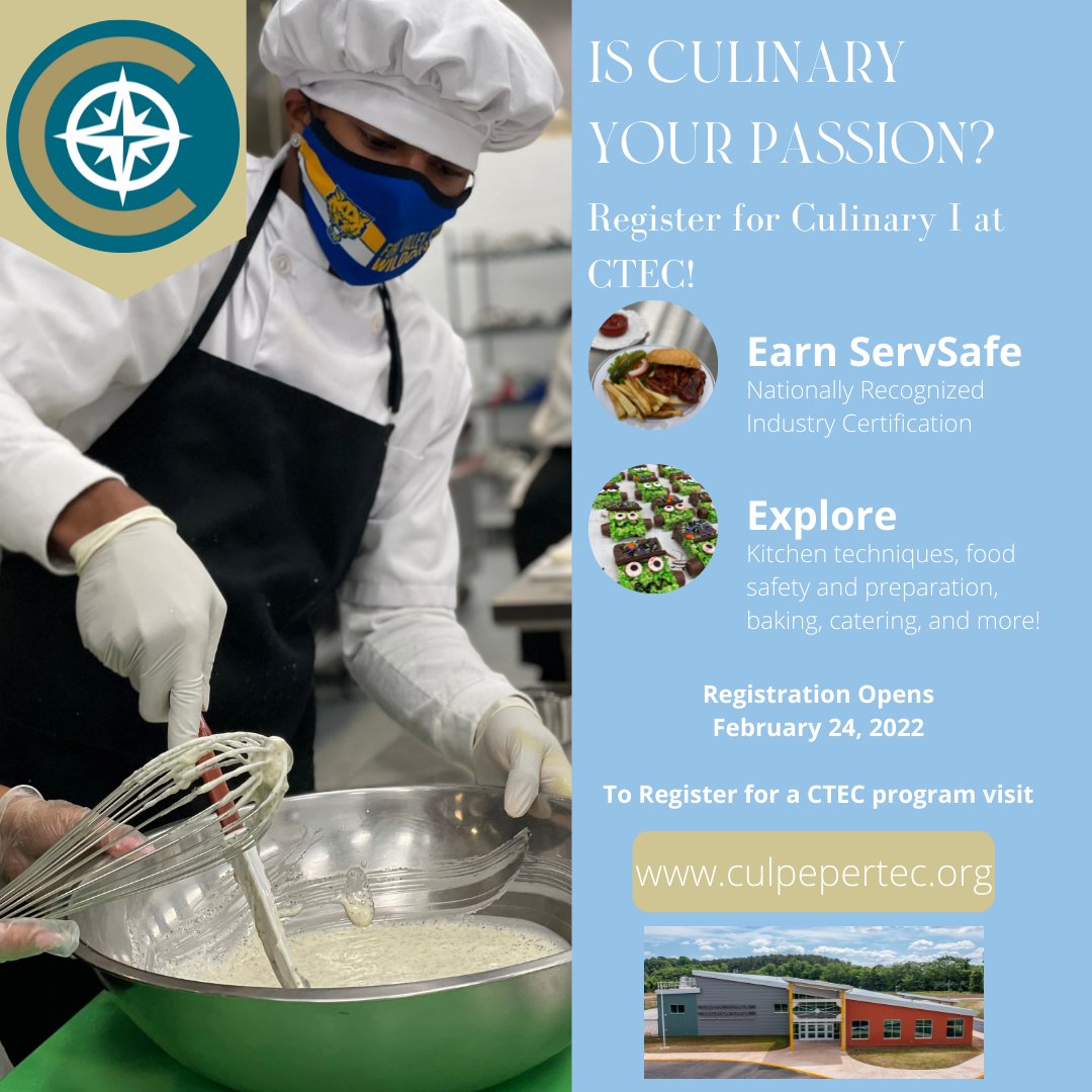 CCPSCCHSGuide's tweet image. Interested in CTEC? Registration is opening February 24th! It’s a great day to be a CTEC trailblazer, go seize opportunity.