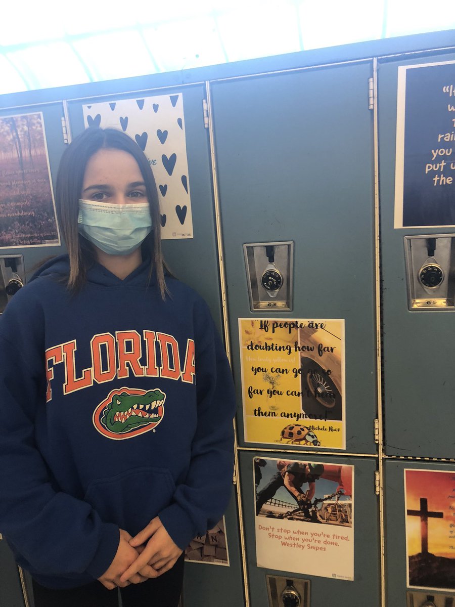 RELAHolliday's tweet photo. Who would’ve guessed that lockers could inspire a whole school! What’s your favorite inspirational quote? #notwaitingtolead #settingtoexample #staffandstudetsunite #EDLD510S22 #CS1 https://t.co/jSjJ2HSfzc