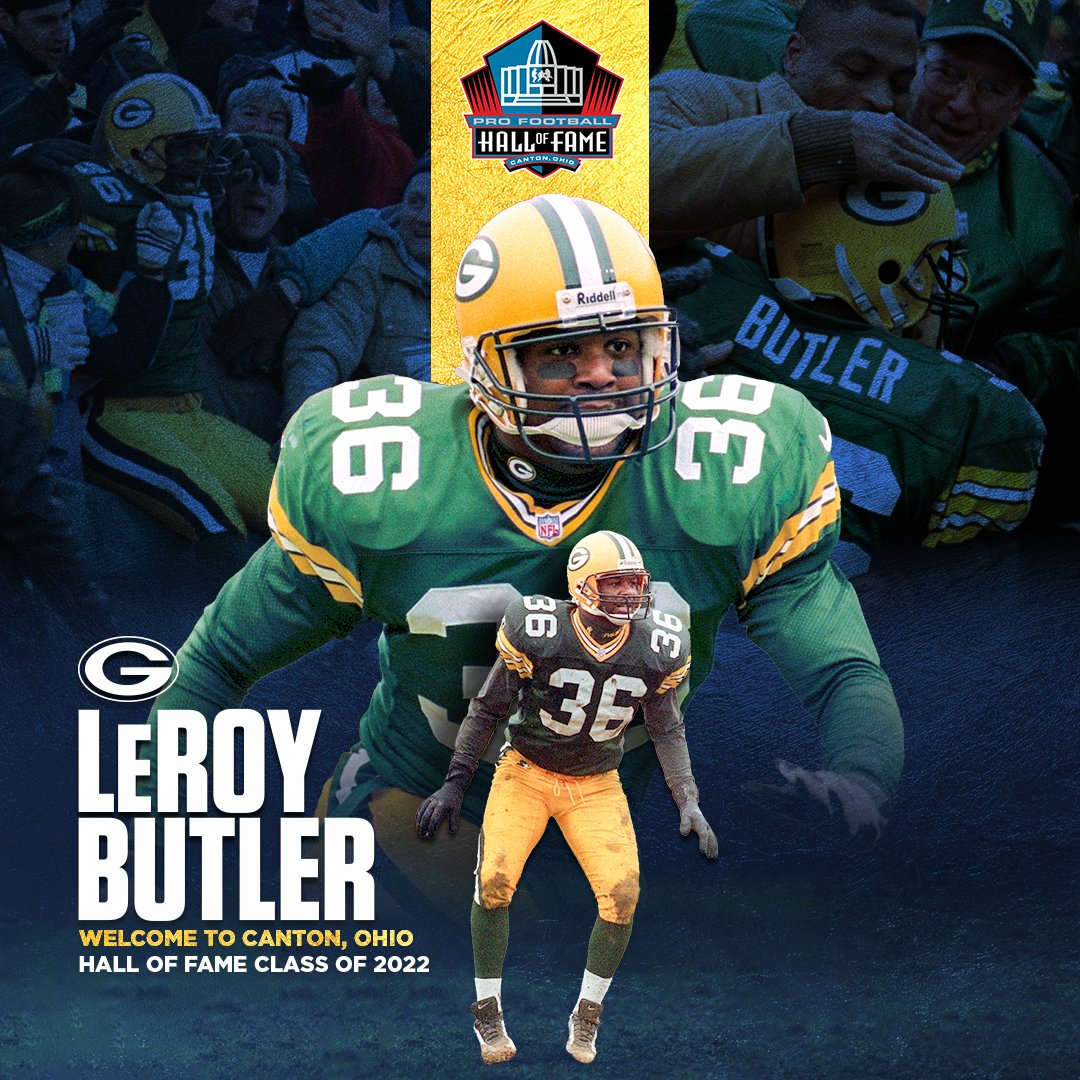 ProFootballHOF's tweet photo. .@leap36 has been elected to the HOF Class of 2022.

#PFHOF22 | @packers https://t.co/Mpo2808Y3U