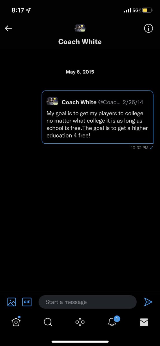 Coach White tweet media
