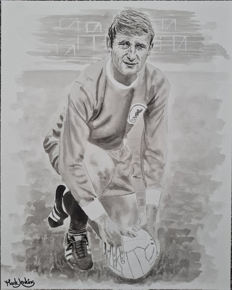Roger Hunt acrylic painting now available DM me please if interested #LFC #ArtistOnTwitter #Liverpool