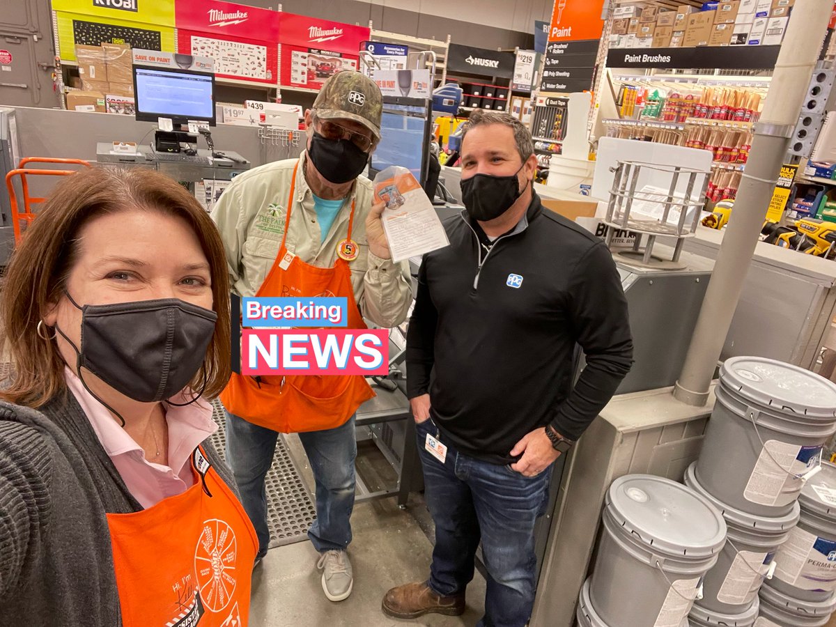 Thank you <a href="/carey_blanks/">Carey Blanks</a> for recognizing Randy today. He is truly one of the hardest working associates in the store! We appreciate your partnership.
<a href="/sm_thd6377/">Jaime San Miguel</a>