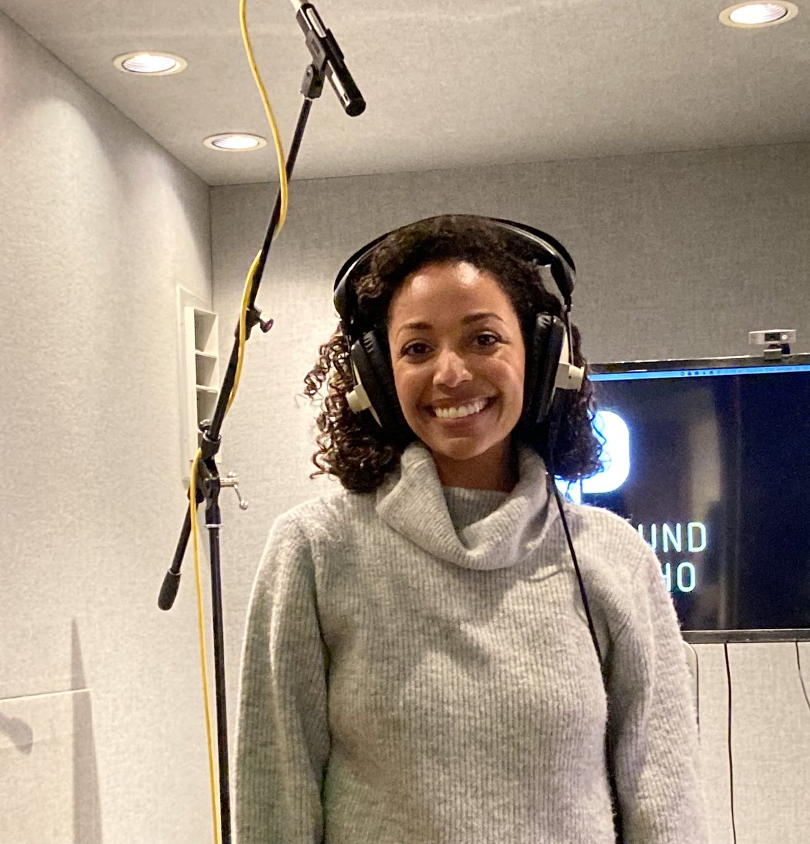 ADR with the very talented Amanda Blake in the studio this week. Great fun.