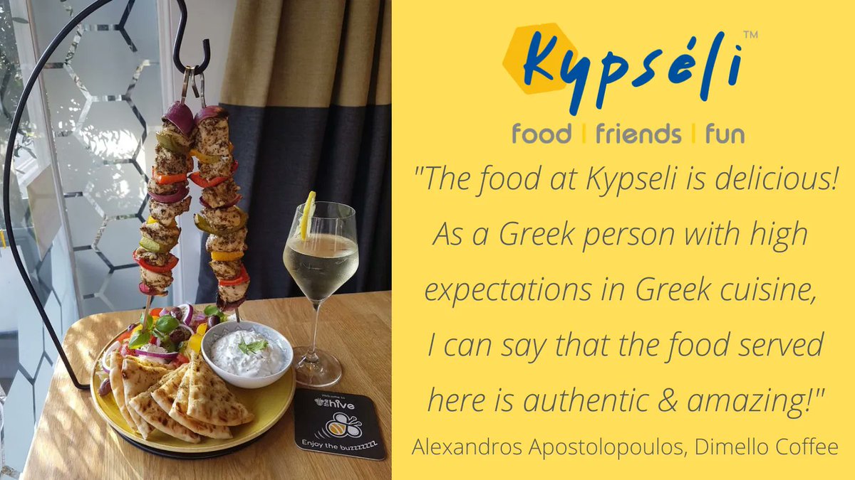 Our coffee partner tasted some of our new specials from the #Kypseli Taverna menu this week and was seriously impressed! From 14th Feb 2022 Kypseli will be serving authentic Ionian food dawn ’til dusk. Book a table 0800 0219 444. More >> buff.ly/3s41BrL #EatLocal