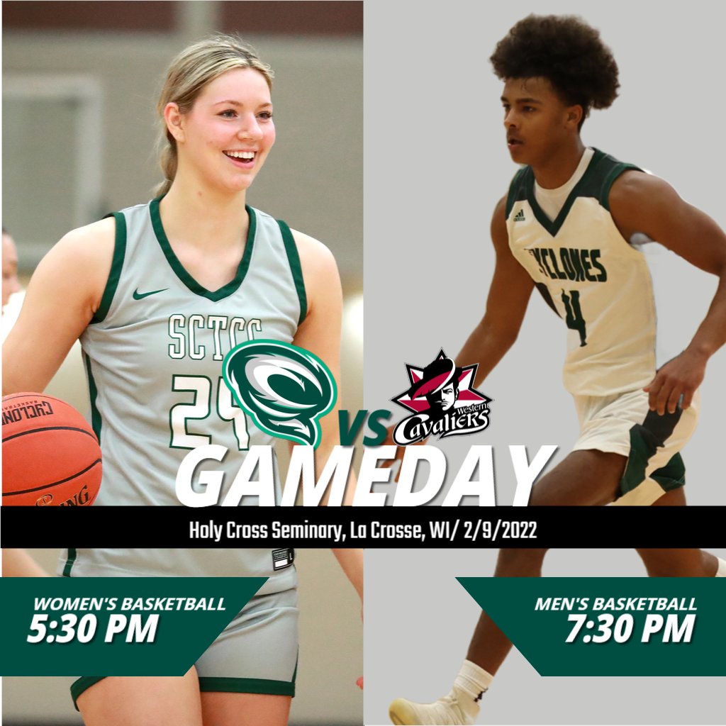 GAMEDAY! @sctcc_wbb and <a href="/sctcc_hoops/">Andrew Cone</a> travel to take on Western Tech tonight in La Crosse! Women's game starts at 5:30pm with the Men's to follow. 

Livestream: justagamelive.com/clients/wester… (pay to watch)