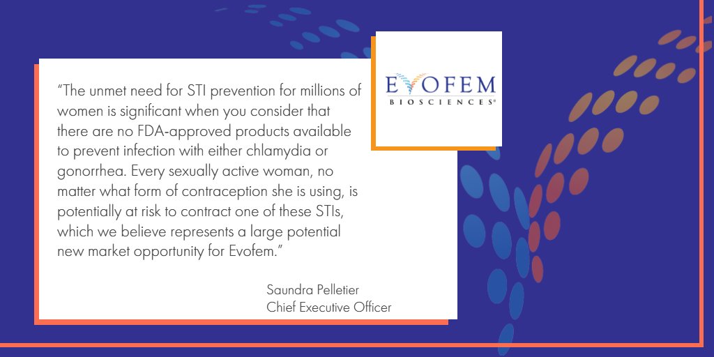 .<a href="/SaundraCEO/">Saundra Pelletier</a> commented on the unmet need for #STIprevention options and the potential new market opportunity for Evofem: bit.ly/3HIgbf2 $EVFM