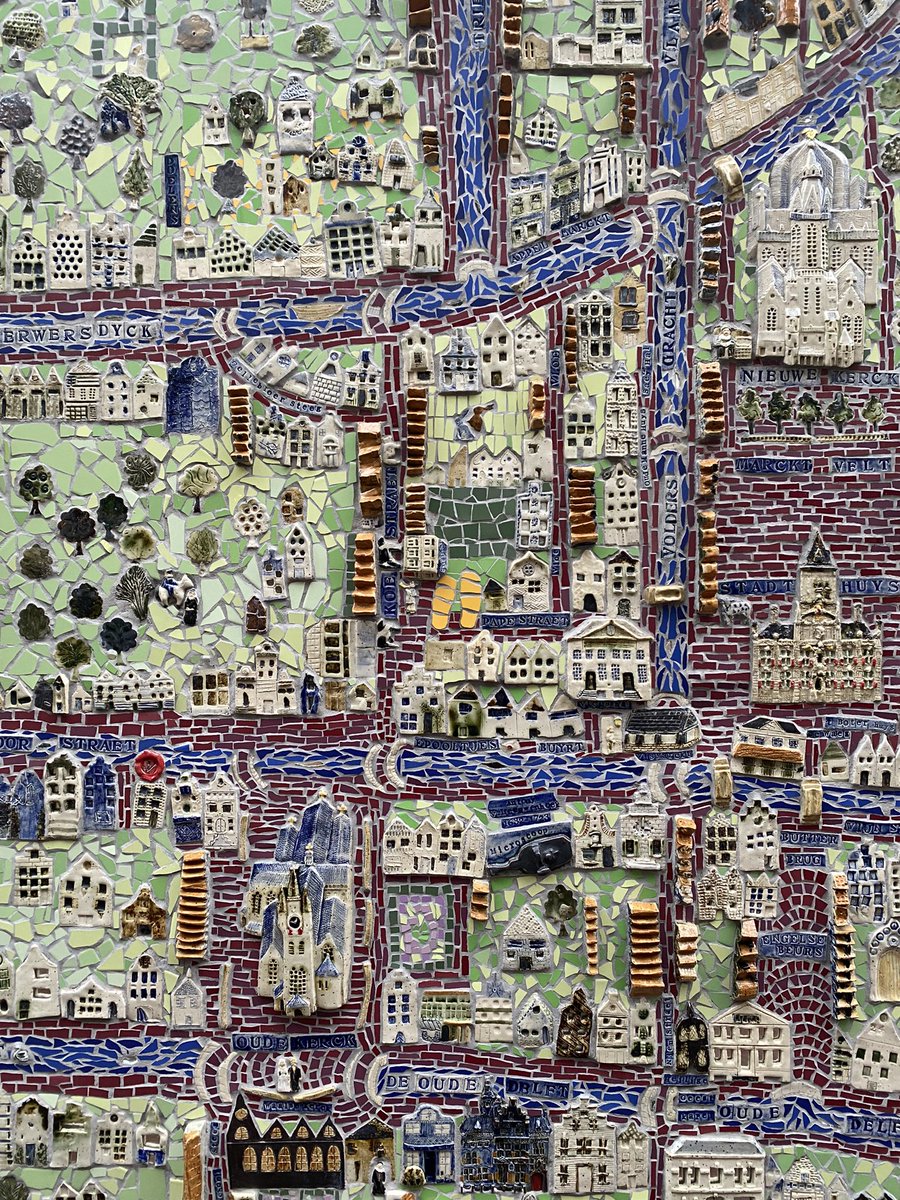 Reindst's tweet photo. Hey @MapsintheWild, has anyone drawn your attention to this gigantic cartographic piece of art yet …?
Genuine ceramic #plan of the #Dutch city of #Delft, based on an adaptation of 17th C. #maps by #Blaeu and #Janssonius.
@smashingtiles
https://t.co/nMjnDtRFx1 https://t.co/aSoKNzD3kv