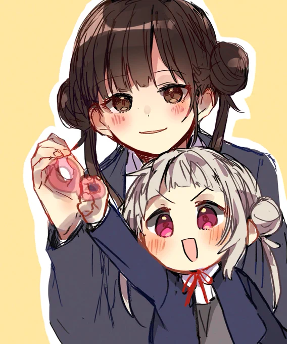 再) ちぃちゃん一週間描き続けるやつ 8日目
ちぃちゃんとなこなこ!!⭕️! 