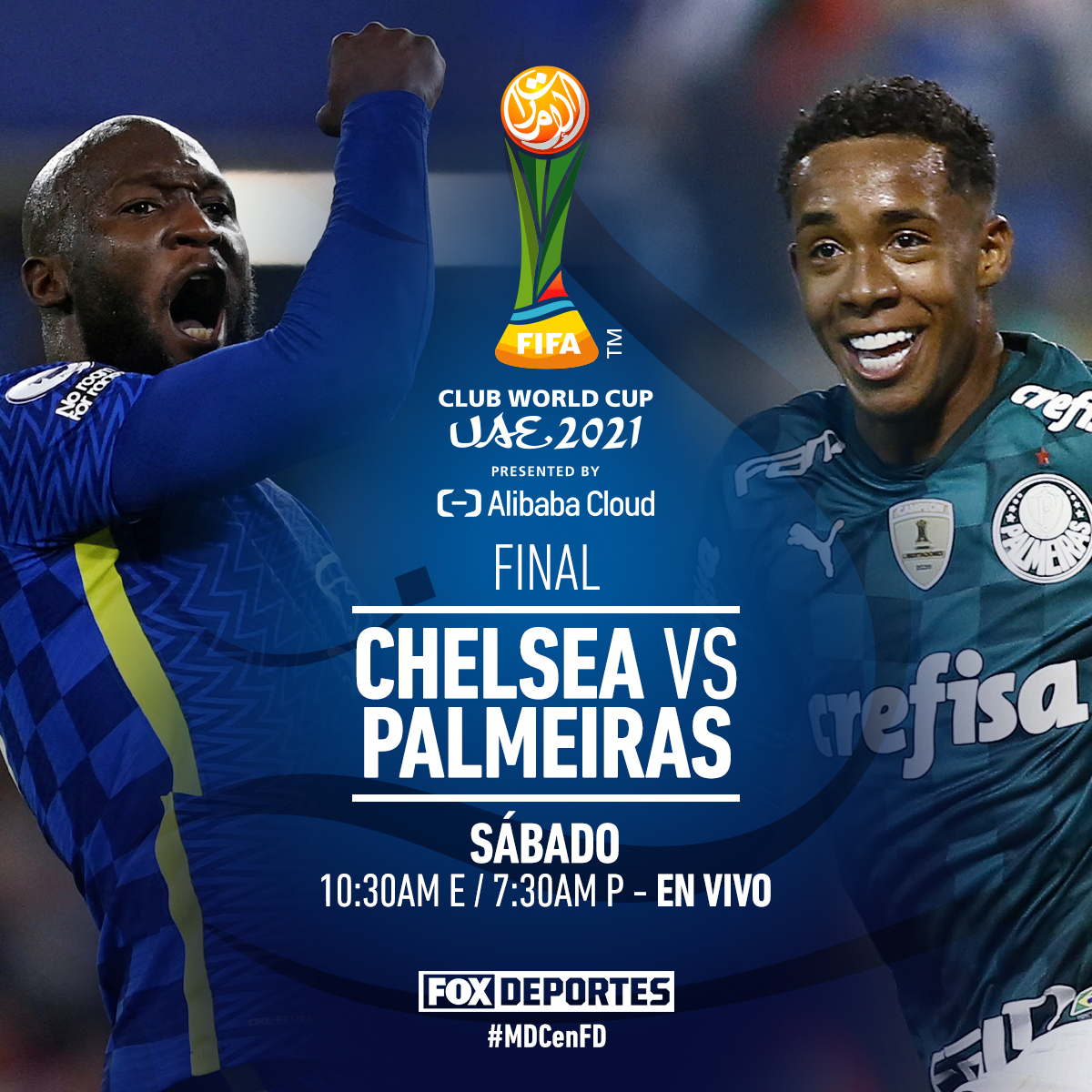 X 上的 FOX Deportes：「💥 ¡Chelsea vs Palmeiras por el título! 💥 Duelazo que podrás disfrutar ESTE SÁBADO por la pantalla de FOX Deportes