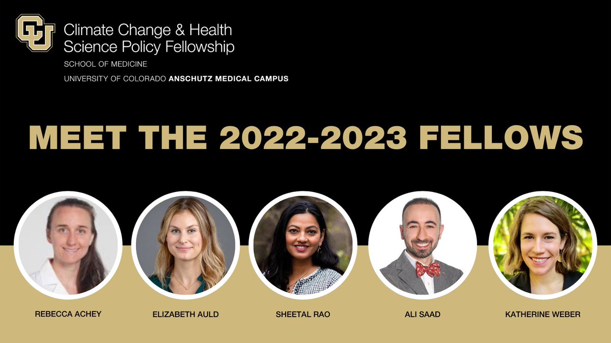 #Welcome, 2022-2023 #ClimateMedicine Fellows!